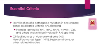 RASOpathies Genetic tumour syndromes.pptx