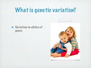 Variante Genetic variation | PDF