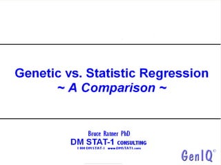 Genetic Vs Statistic Regression A Comparison Lkin