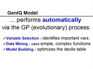 Bruce Ratner, Ph.D.   41
www.GenIQModel.com
 