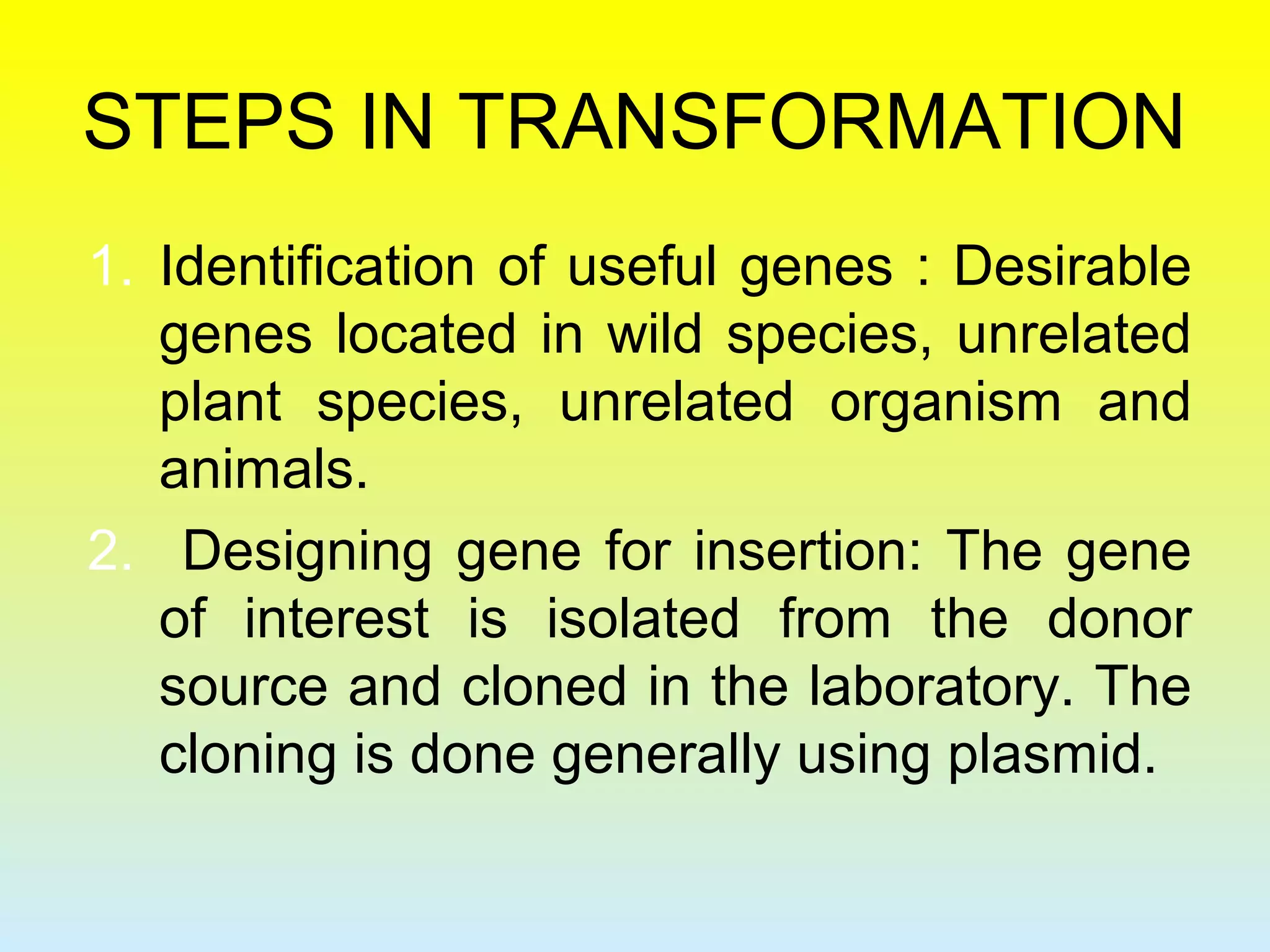 Gene transfer techniques | PPT