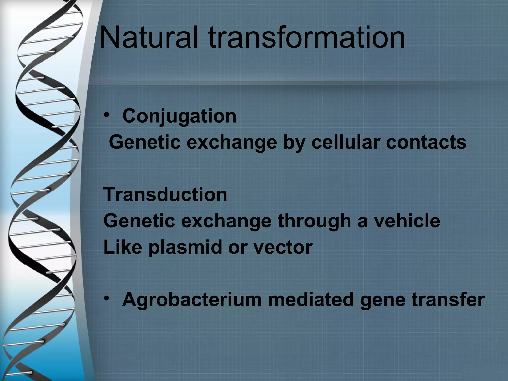 Gene transformation techniques | PPT