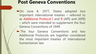 International Humanitarian Law Lecture 19 - 70 Years of Geneva ...