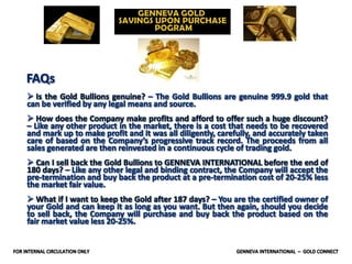 GENNEVA GOLD PRESENTATION
