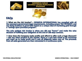 GENNEVA GOLD PRESENTATION
