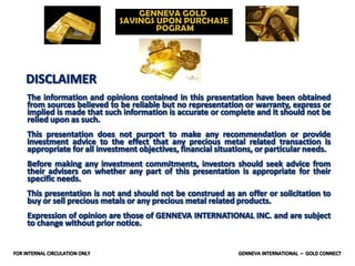 GENNEVA GOLD PRESENTATION