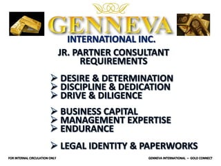 GENNEVA GOLD PRESENTATION