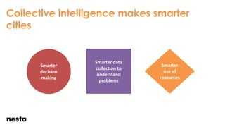 Collective intelligence makes smarter
cities
 
