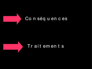 Co n séq u en c es




T r a i t em en t s
 