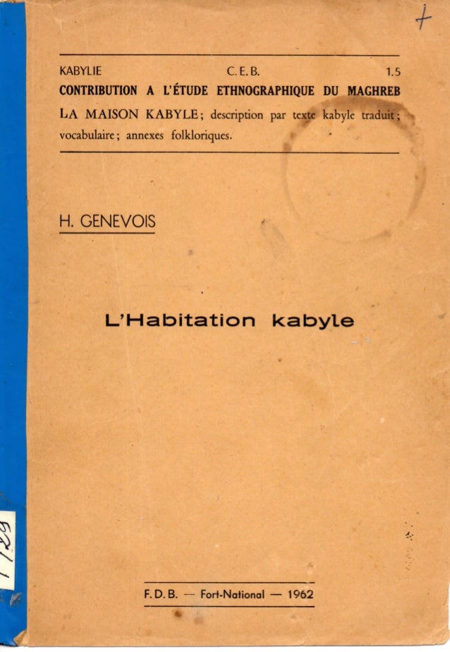 Avoir Images Genevois Habitation Kabyle actualisé salutations