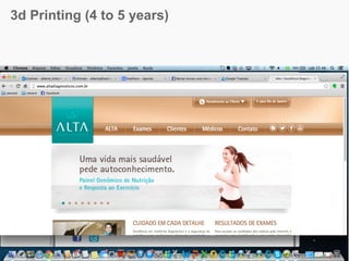 3d Printing (4 to 5 years)
 