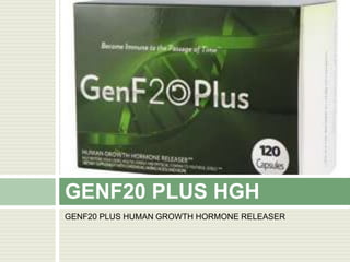 GENF20 PLUS HUMAN GROWTH HORMONE RELEASER GENF20 PLUS HGH2007 