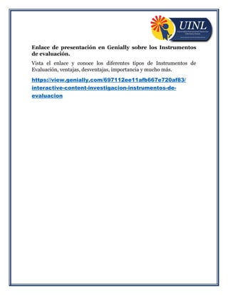 Genially Instrumentos de Evaluación - Claribel Garcia-1.docx