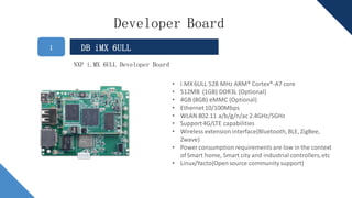 Imx 802 Geniatech nxp product line For Industrial and Enterprise | PDF