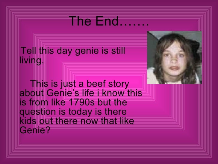 Genie language development picture