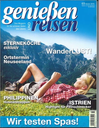 Genießen & Reisen Autumn 2015 - PAR/DIN