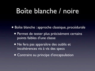 Les éditeurs UML
• Il en existe de
  nombreux
• Certains génèrent le
  code objet à partir du
  diagramme de classes
• Certains permettent
  même du ‘reverse
  engineering’
 