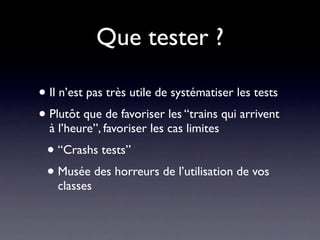 Contrats et langage

 • Notion de contrat introduite par Bertrand Meyer
  L’inventeur du langage Eiffel
  Travaille a l’intégration de ses technologies dans .Net

Naturellement, on retrouve la notion de contrat
 dans Eiffel (et dans Python)
Les autres langages objets peuvent s’adapter
 