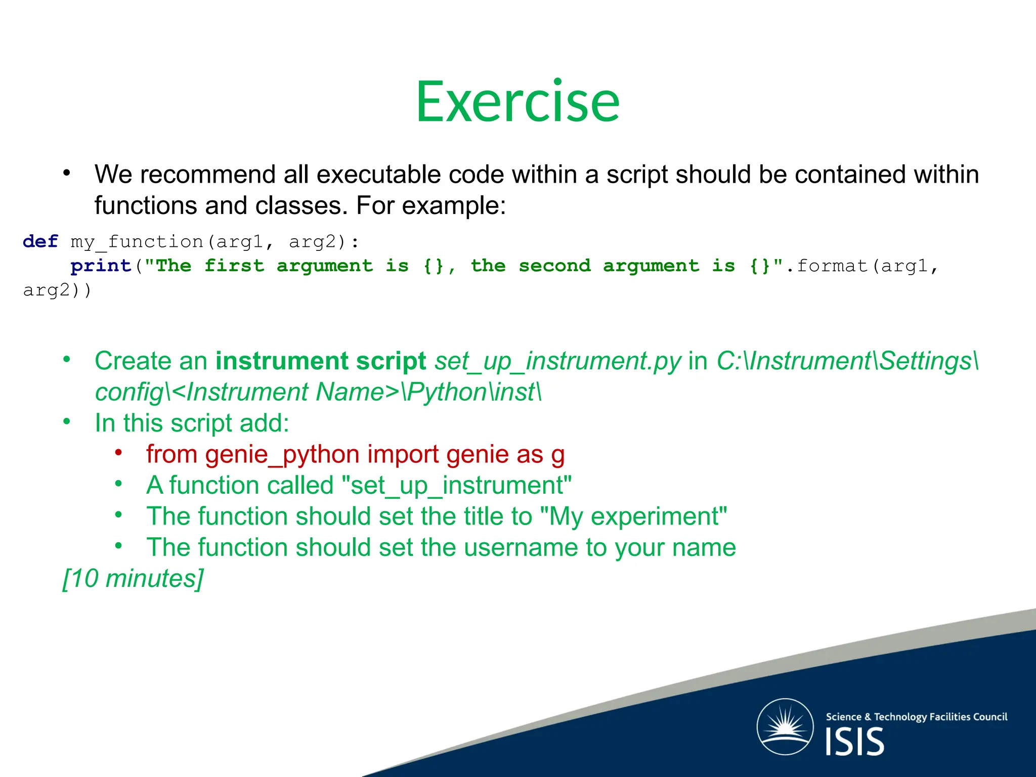 genie python and ibex. a manual for developers | PPTX