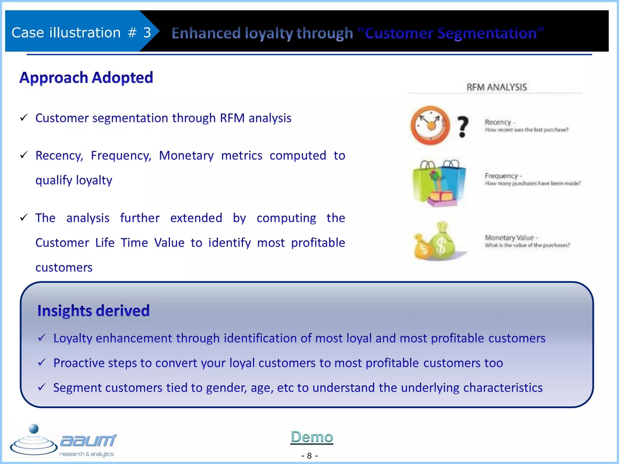 - 8 -



Demo
Case illustration # 3
 