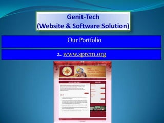 Our Portfolio
2. www.sprcm.org
 