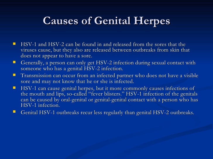 About Genital Herpes