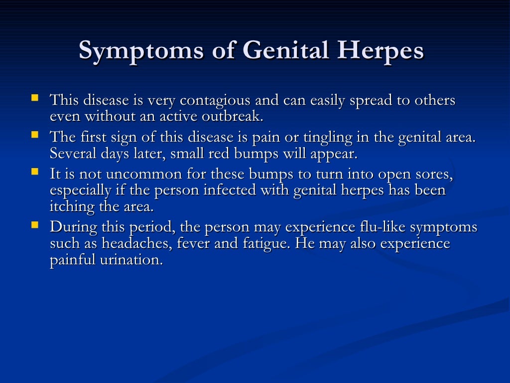 About Genital Herpes
