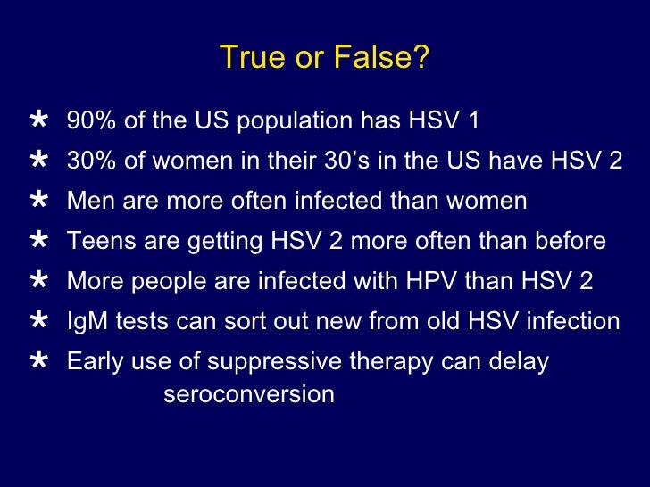 Genital Herpes Update