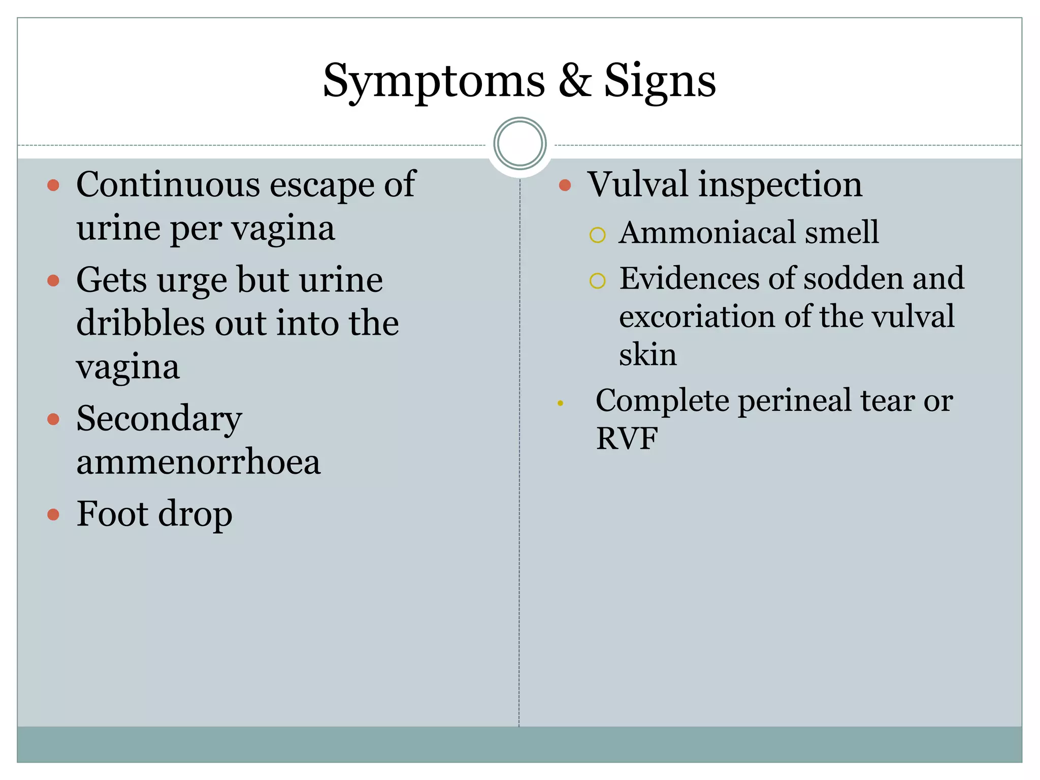 Genital tract fistula | PPTX