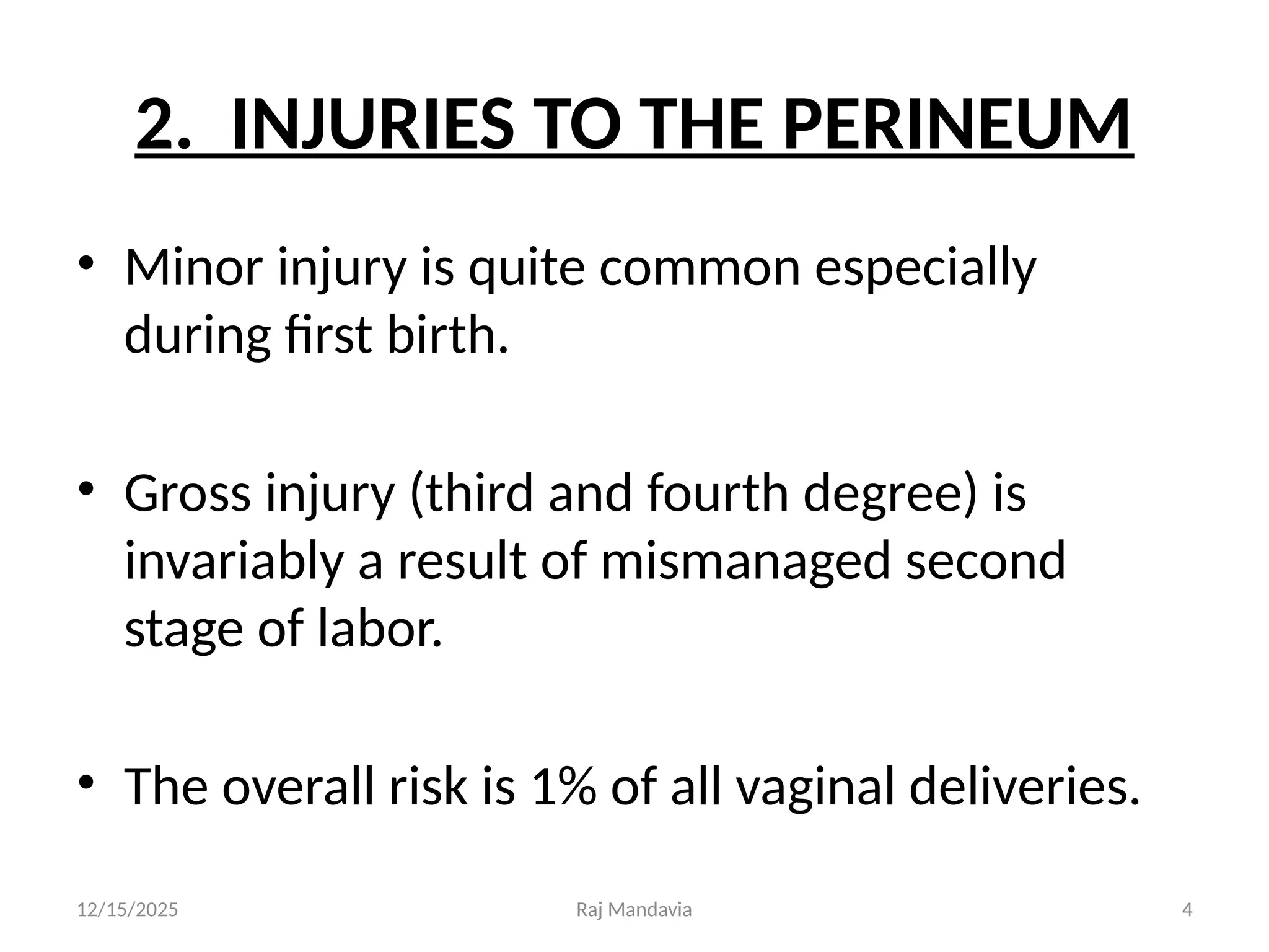 Genital tract trauma and its management. | PPTX