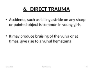 Genital tract trauma and its management. | PPTX