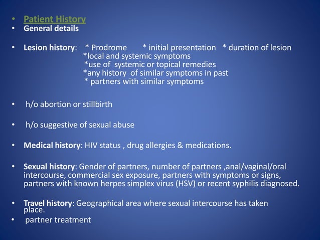 Genital ulcer disease PPT