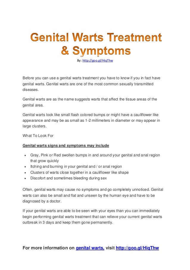 Genital Warts Guide Causes Symptoms And Treatment Options Images