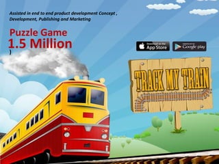 1.5 Million)
Puzzle Game
Assisted in end to end product development Concept ,
Development, Publishing and Marketing
 
