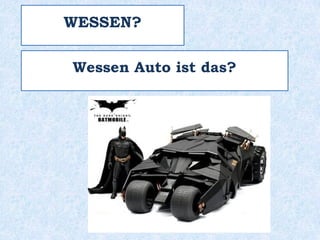 Die neue Freundin von Fritz
ist Delfin Trainerin von Beruf.
 