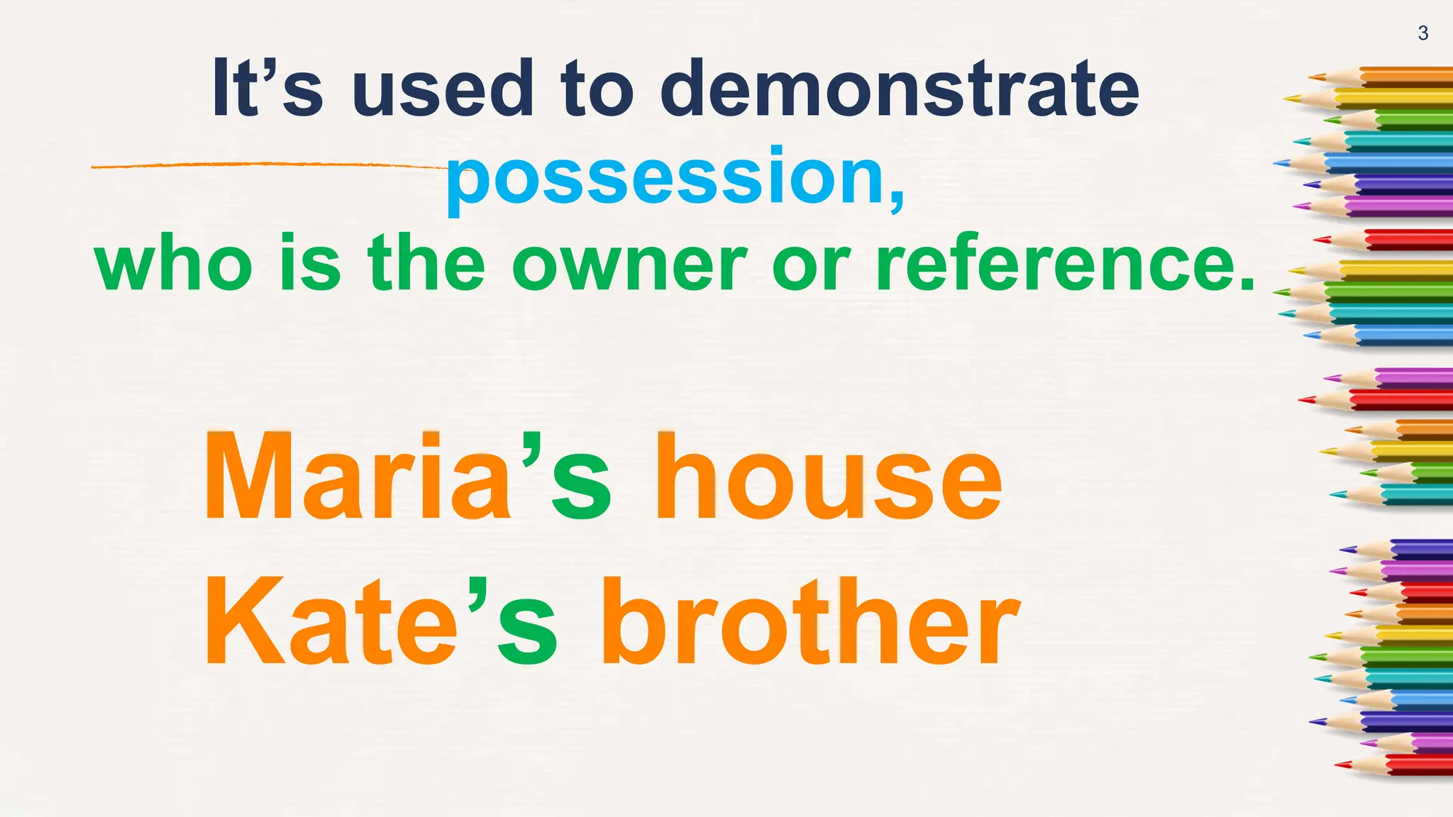 Genitive case ESL English beginners study | PPTX