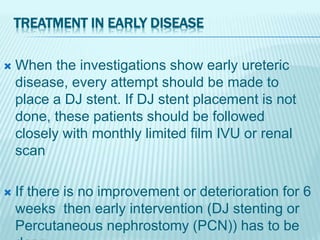 SURGICAL OPTION IN MANAGEMENT OF
TUBERCULOUS STRICTURE
 When endourologic treatment fails
Ureteroureterostomy
 A short d...
