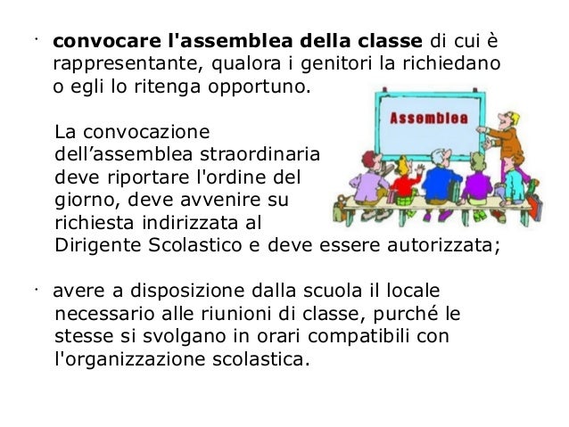 Diritti e doveri dei rappresentanti di classe