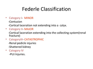 Genitourinary trauma | PPT
