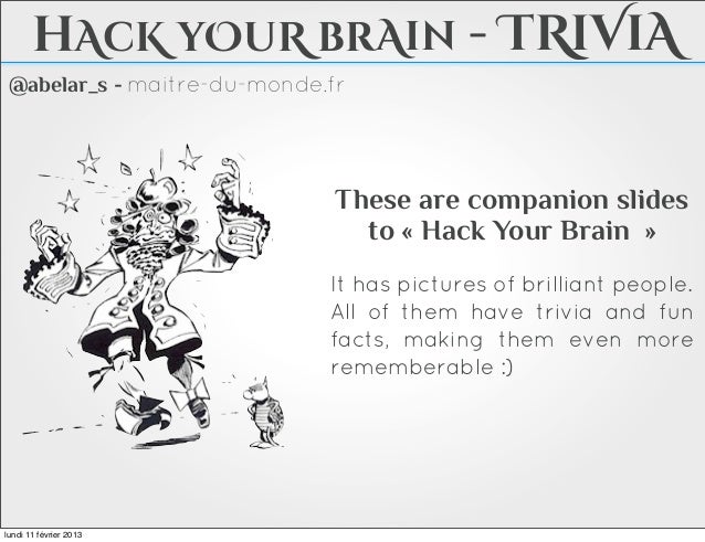 hack your brain trivia