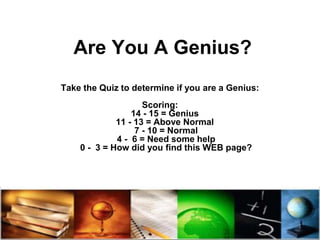 Genius quiz 2