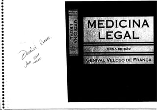 Genival veloso de frança   medicina legal, 9ª ed. (2011)