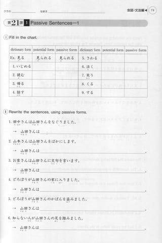 Genki Worksheets.pdf Genki 2 workbook elementary japanese | PDF