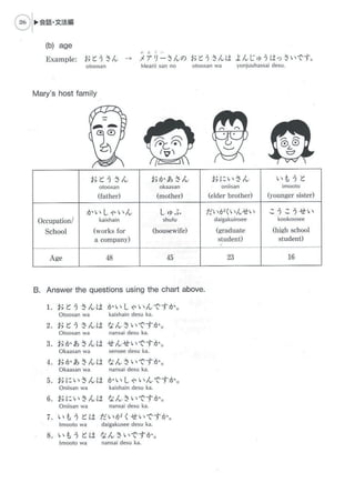 Genki Worksheets.pdf GENKI 1 | PDF