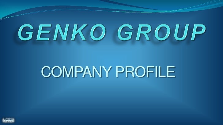 Genko Italia Company Profile Eng