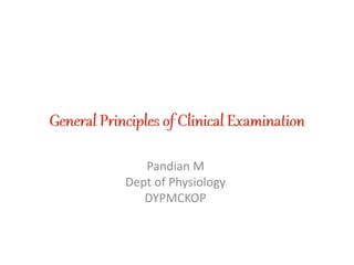 Pandian M
Dept of Physiology
DYPMCKOP
 