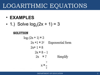 Comprehensive Guide to Solving Logarithmic Equations and Inequalities ...