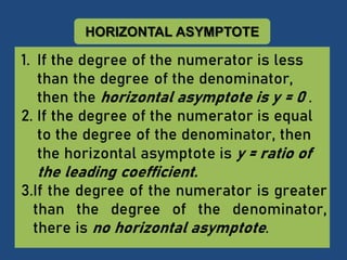 HORIZONTAL ASYMPTOTE
 