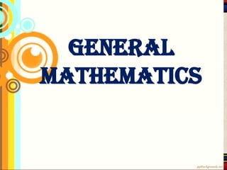 General Mathematics for Demo Teaching Q2 | PPT