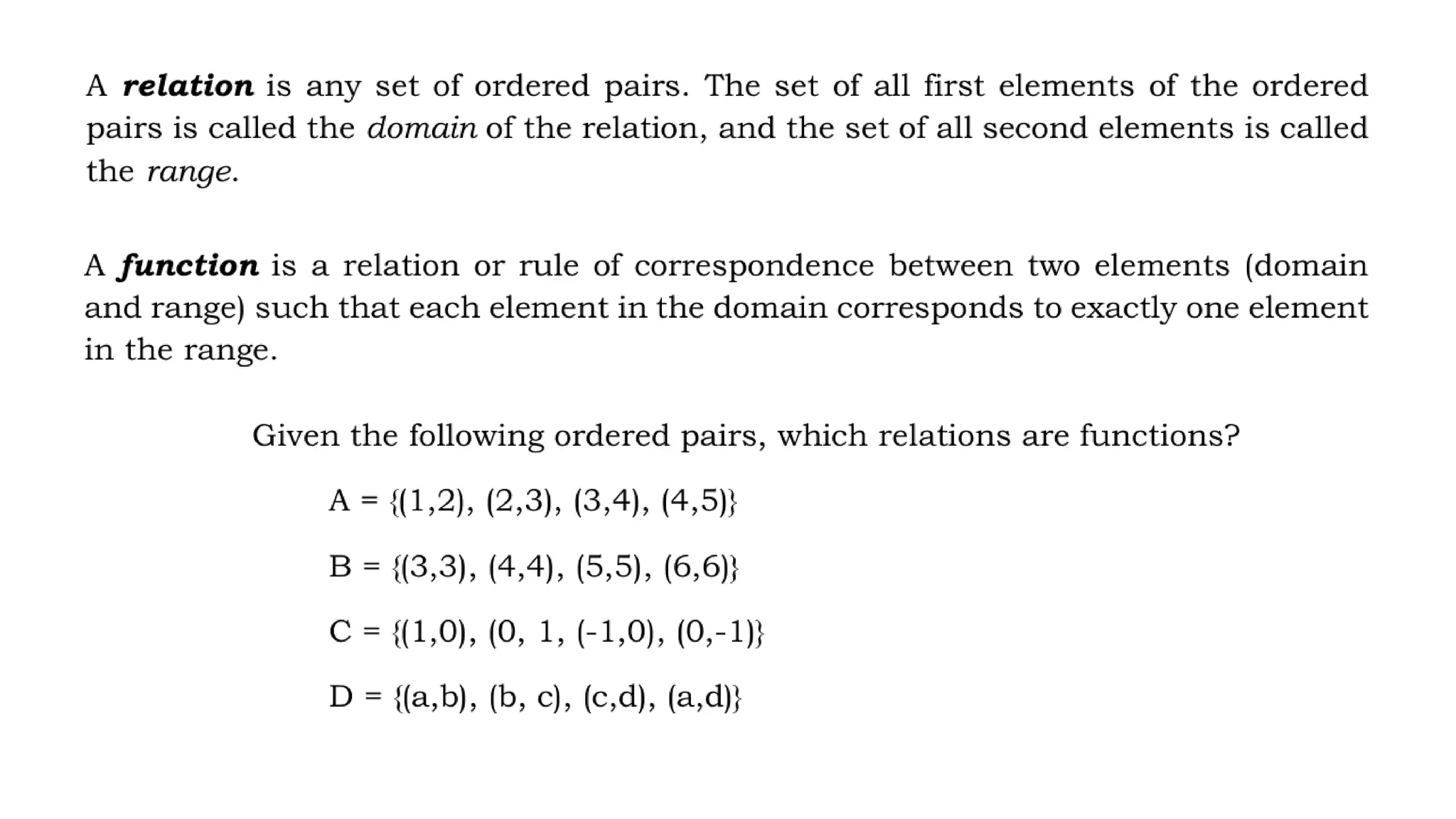 Representing Real-Life Situations Using Functions | PPTX